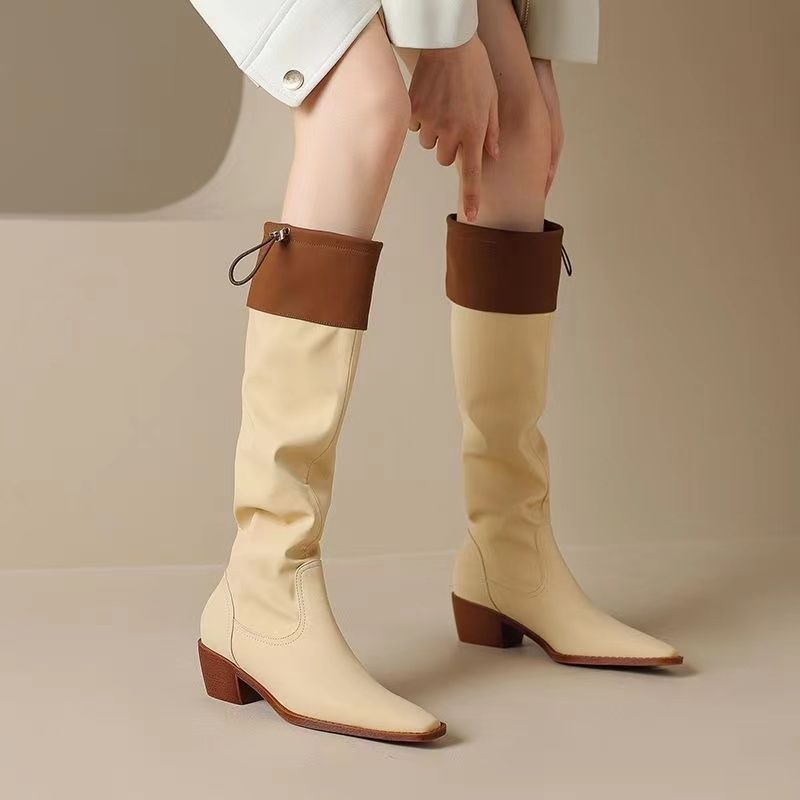 Abricot bout carré femmes bott - Women Fashion Trend 2025 avis et prix