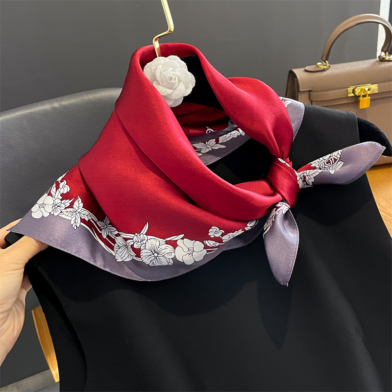 Injplanchers f-Foulard imprimé - Women Fashion Necktie avis et prix