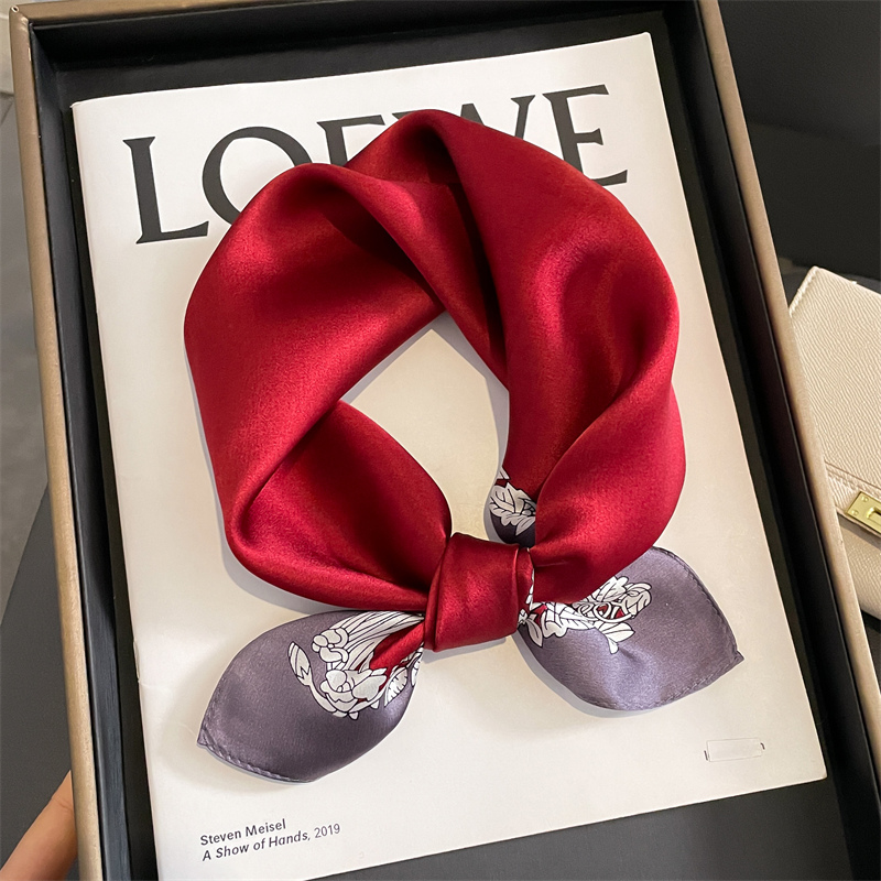 Injplanchers f-Foulard imprimé - Women Fashion Necktie avis et prix
