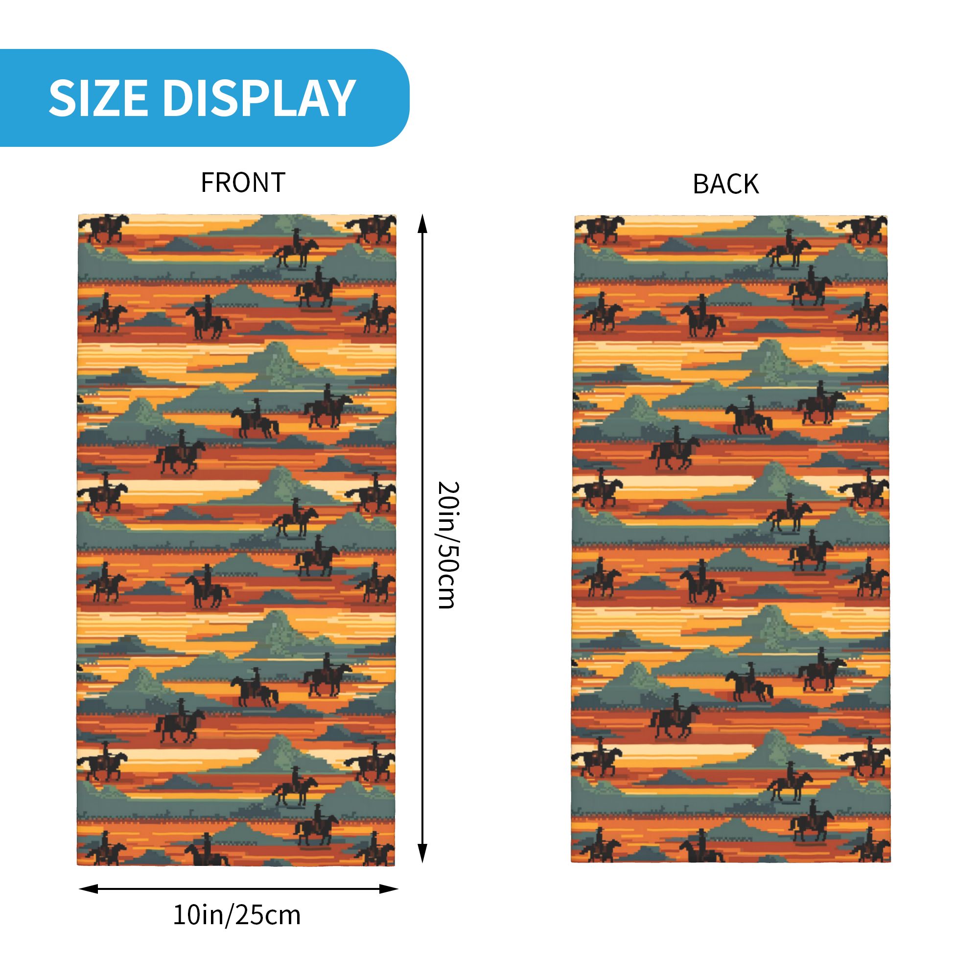 Cache-cou bandana imprimé « Ch - Women'S Fashion Wild West avis et prix