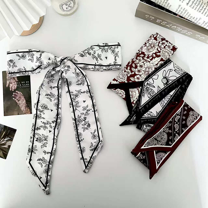 Écharpe en soie de luxe pour f - Women Fashion Necktie avis et prix