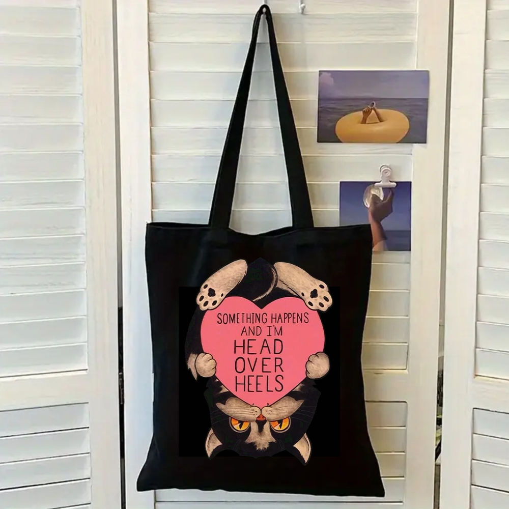 Sac fourre-tout en toile noire - Women Fashion Open Now avis et prix