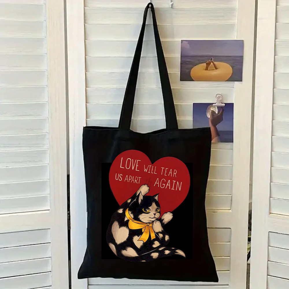 Sac fourre-tout en toile noire - Women Fashion Open Now avis et prix
