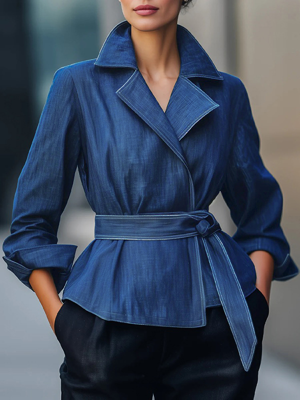 Veste en jean tendance automne - Women'S Fashion Belts avis et prix