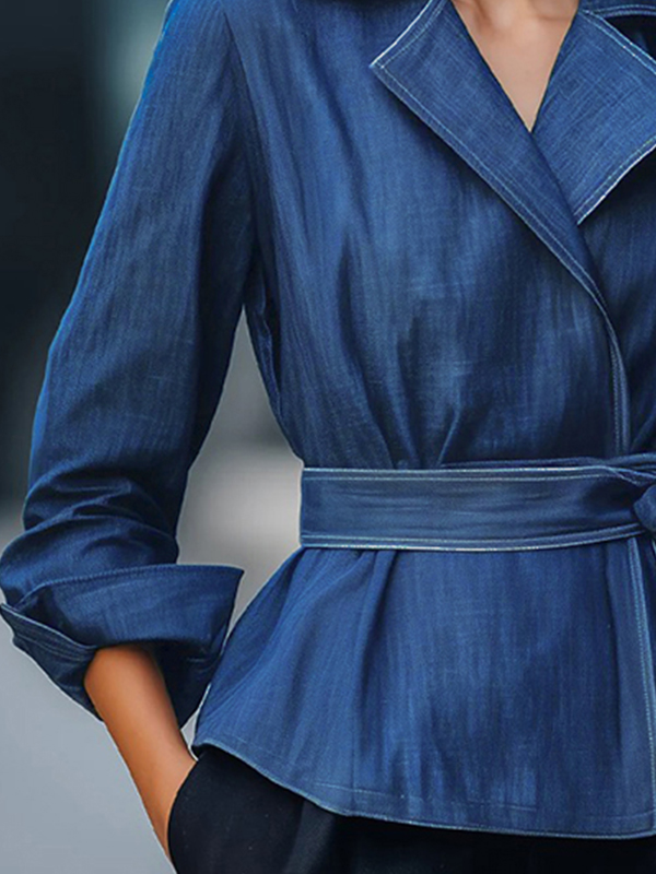 Veste en jean tendance automne - Women'S Fashion Belts avis et prix